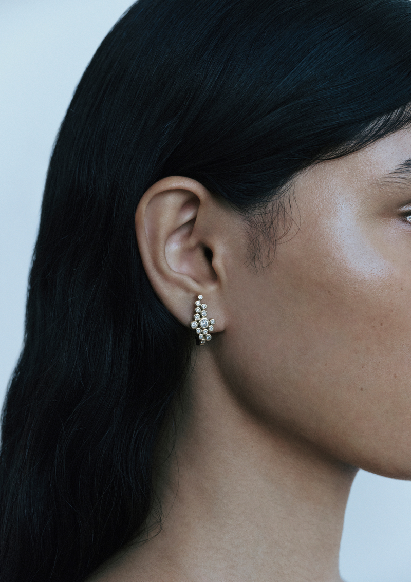 Diamond Climber Earrings - hover
