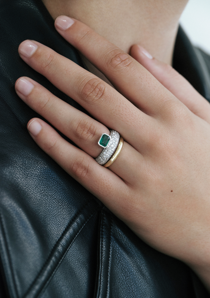Northern Emerald Ring - hover